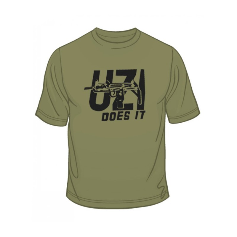 Uzi Does It T Shirt | Israeli Army T-Shirts