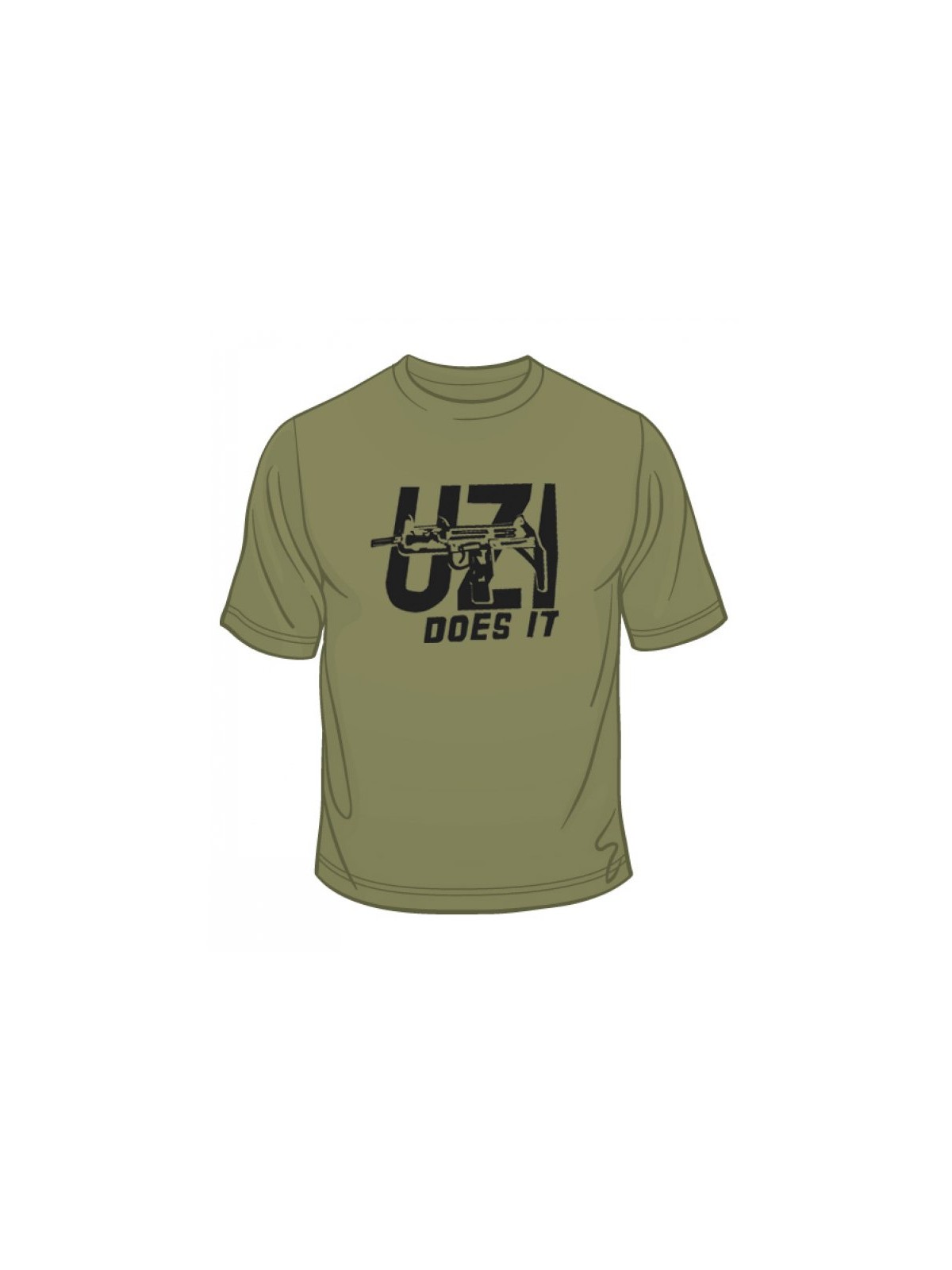 Uzi Does It T Shirt | Israeli Army T-Shirts
