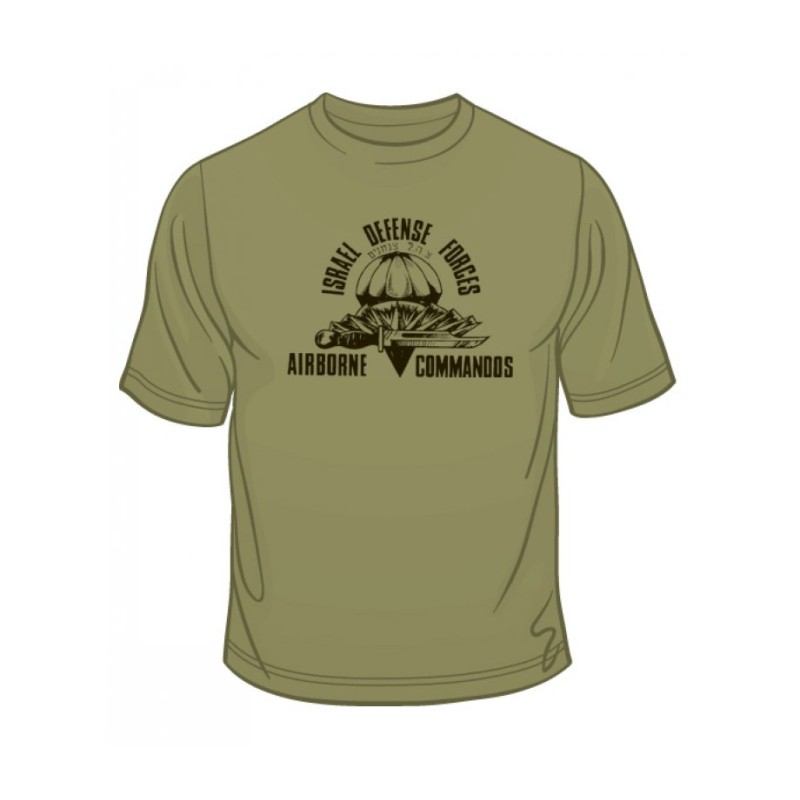Israeli Airborne Commandos T Shirt | Israeli Army T-Shirts