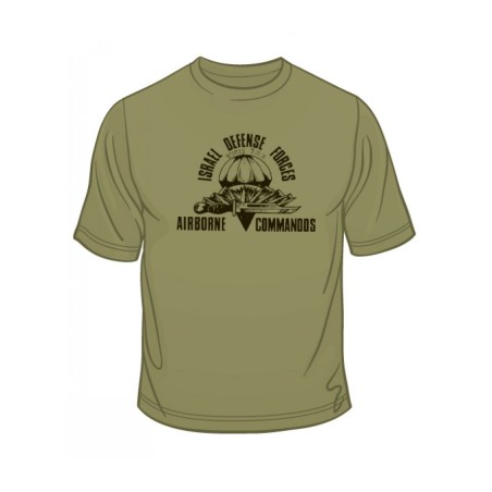 Israeli Airborne Commandos T Shirt | Israeli Army T-Shirts