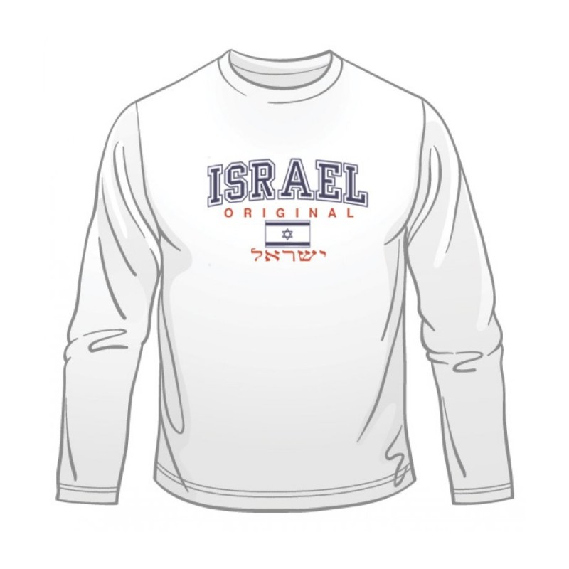 Israel Original Long Sleeved T Shirt | Israel T-Shirts