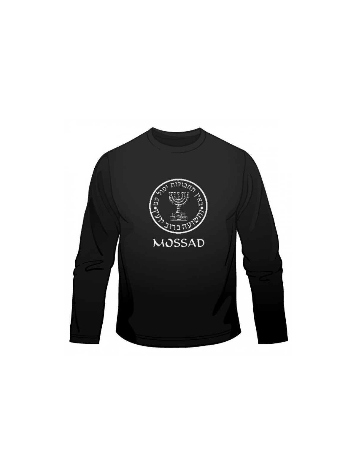 Mossad Emblem Long Sleeved T Shirt | Police & Mossad