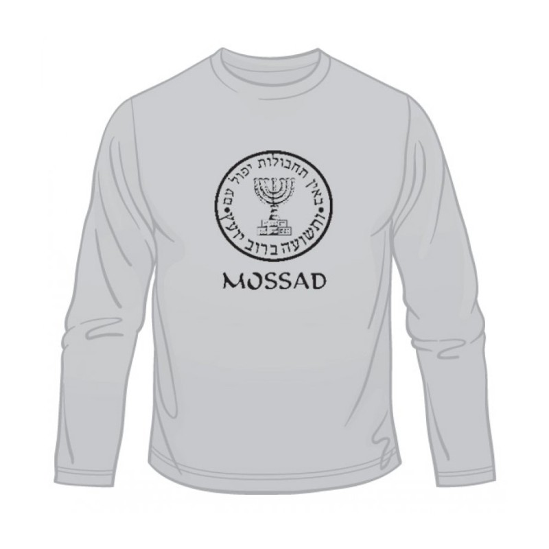 Mossad Emblem Long Sleeved T Shirt | Police & Mossad