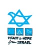Peace and Hope from Israel Long Sleeved T Shirt | Israel T-Shirts