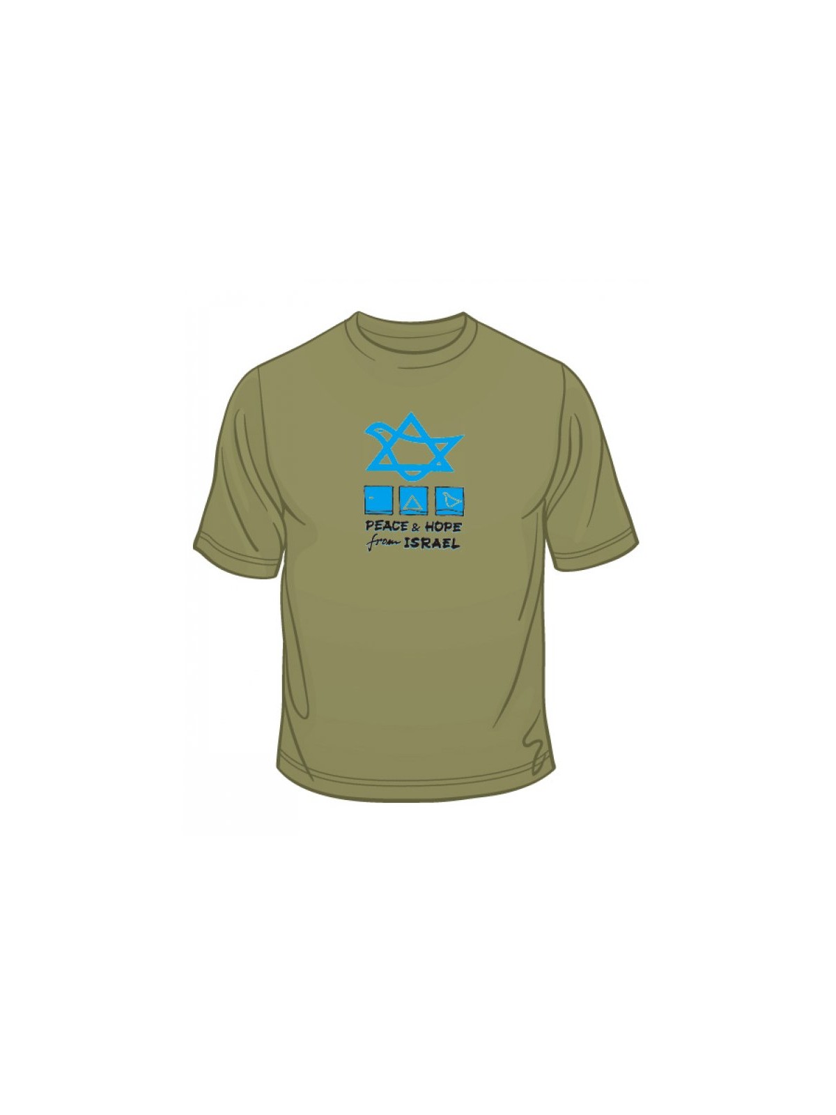 Peace and Hope from Israel T Shirt | Israel T-Shirts