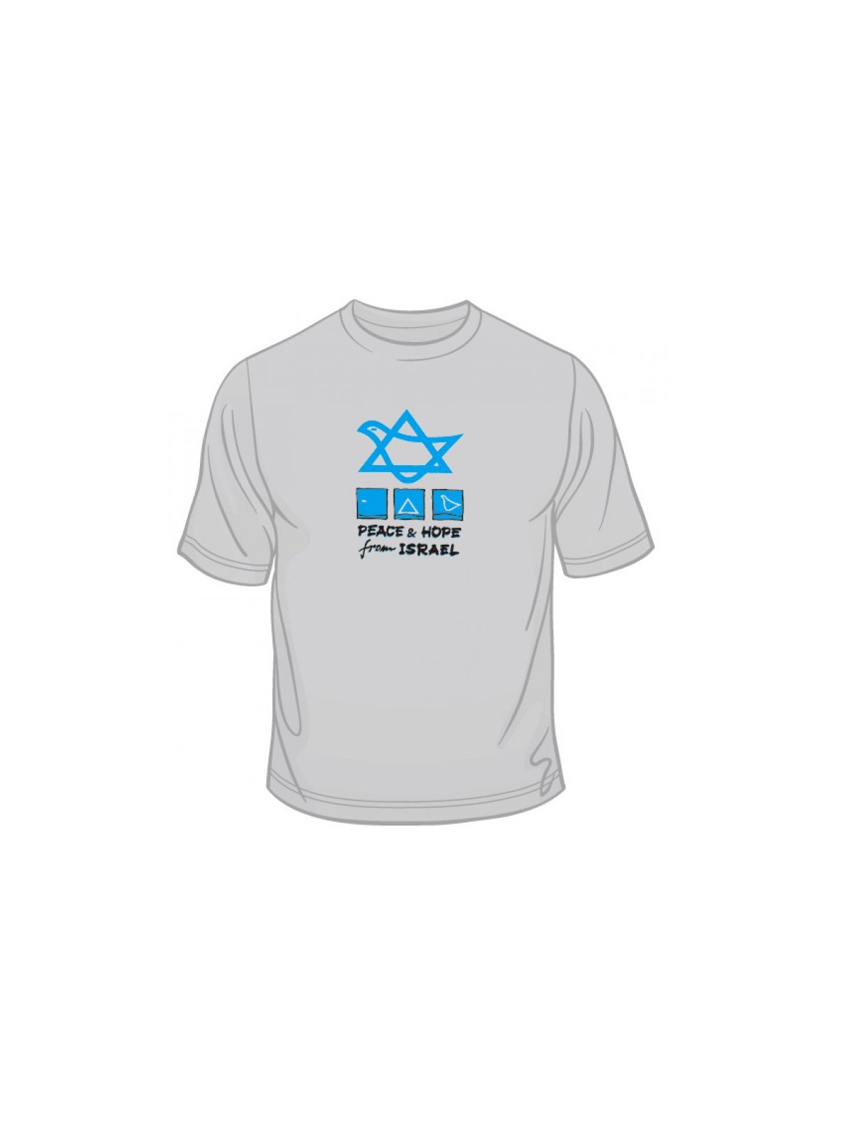 Peace and Hope from Israel T Shirt | Israel T-Shirts