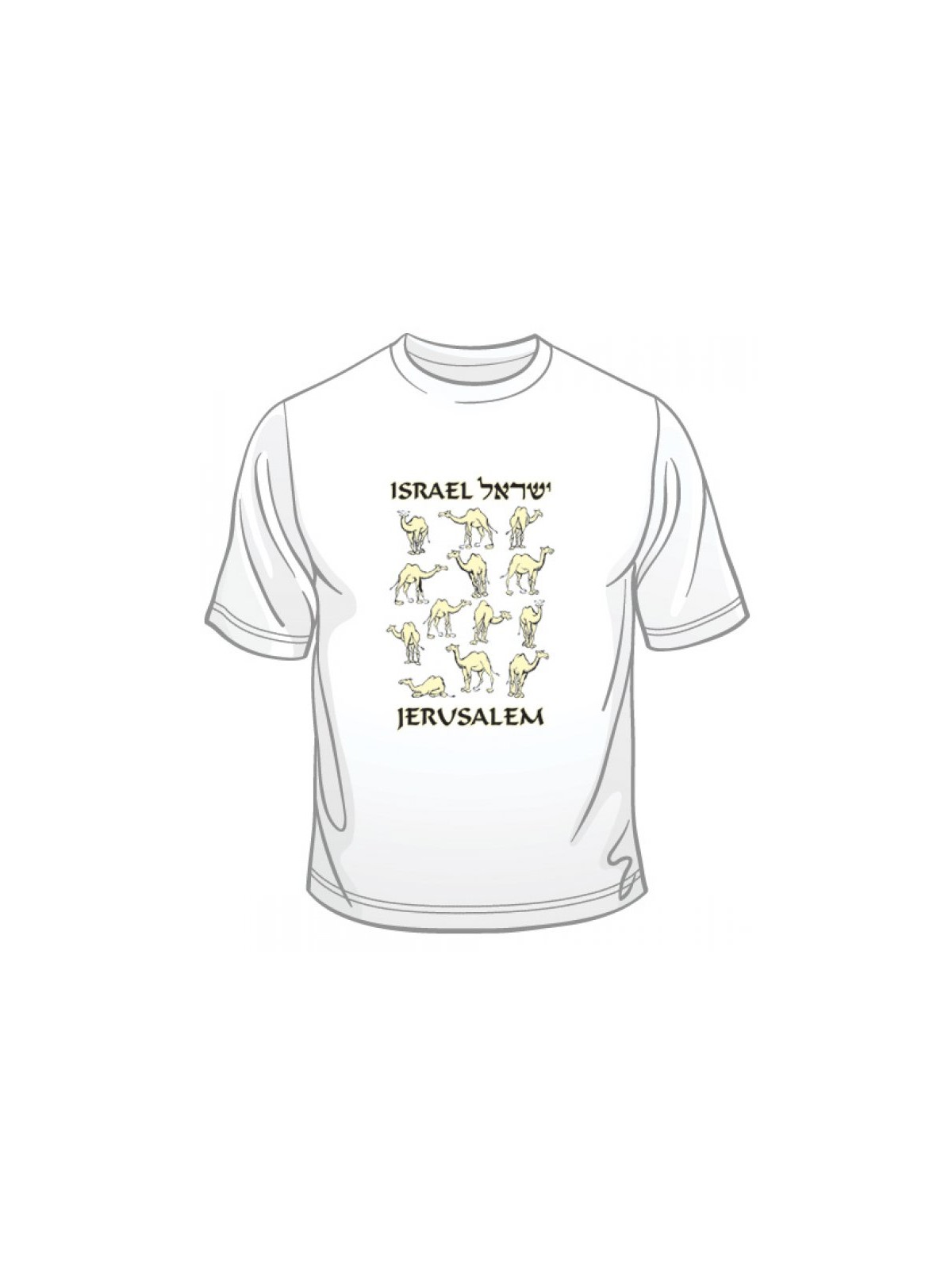 Israel Camels T Shirt | Israel T-Shirts
