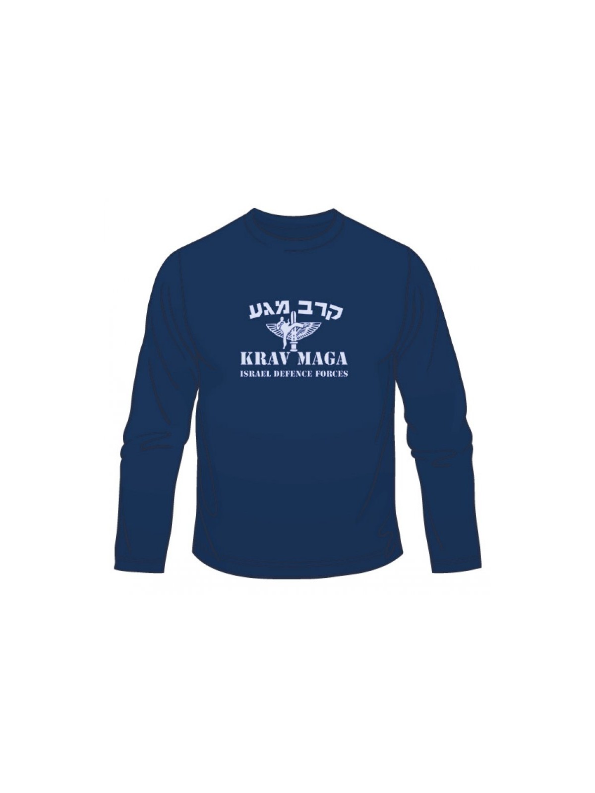 IDF Krav Maga Long Sleeved T Shirt | Israeli Army T-Shirts