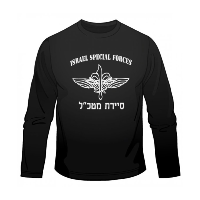 IDF Special Forces Sayeret Matkal Long Slee... | Israeli Army T-Shirts