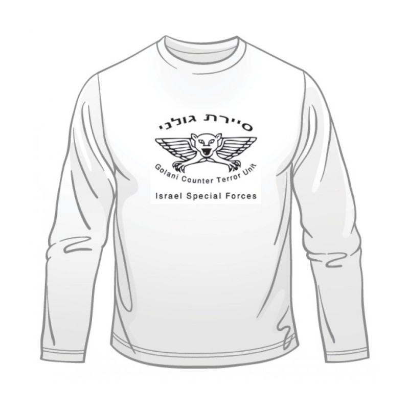 IDF Sayeret Golani Long Sleeved T Shirt | Israeli Army T-Shirts