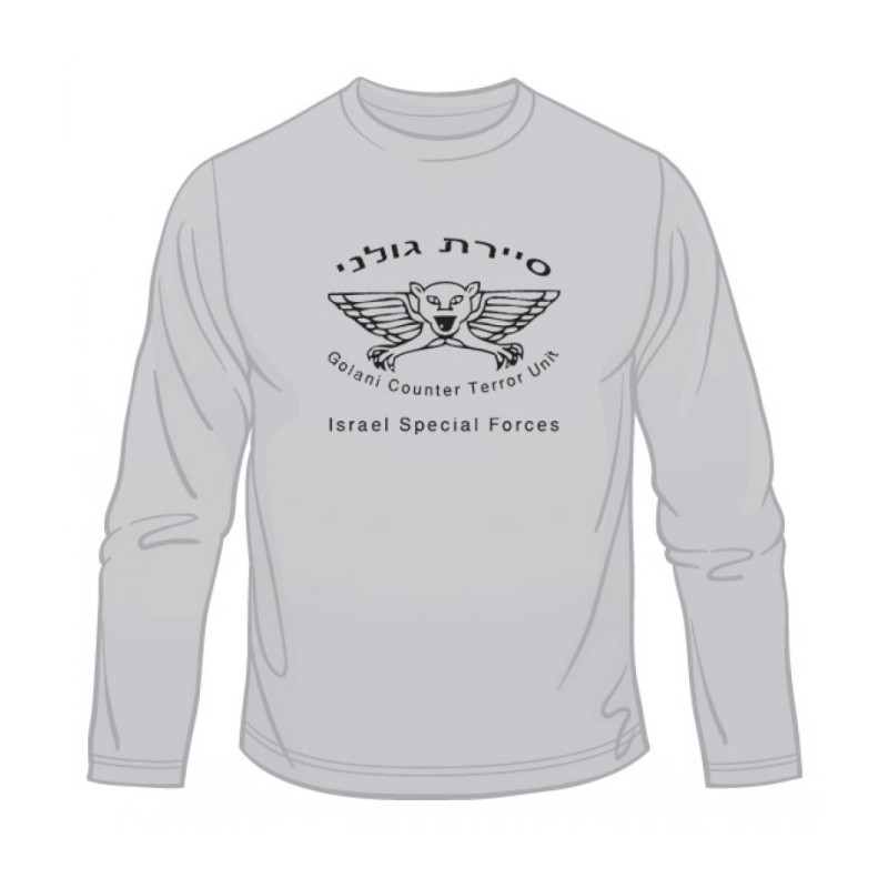 IDF Sayeret Golani Long Sleeved T Shirt | Israeli Army T-Shirts