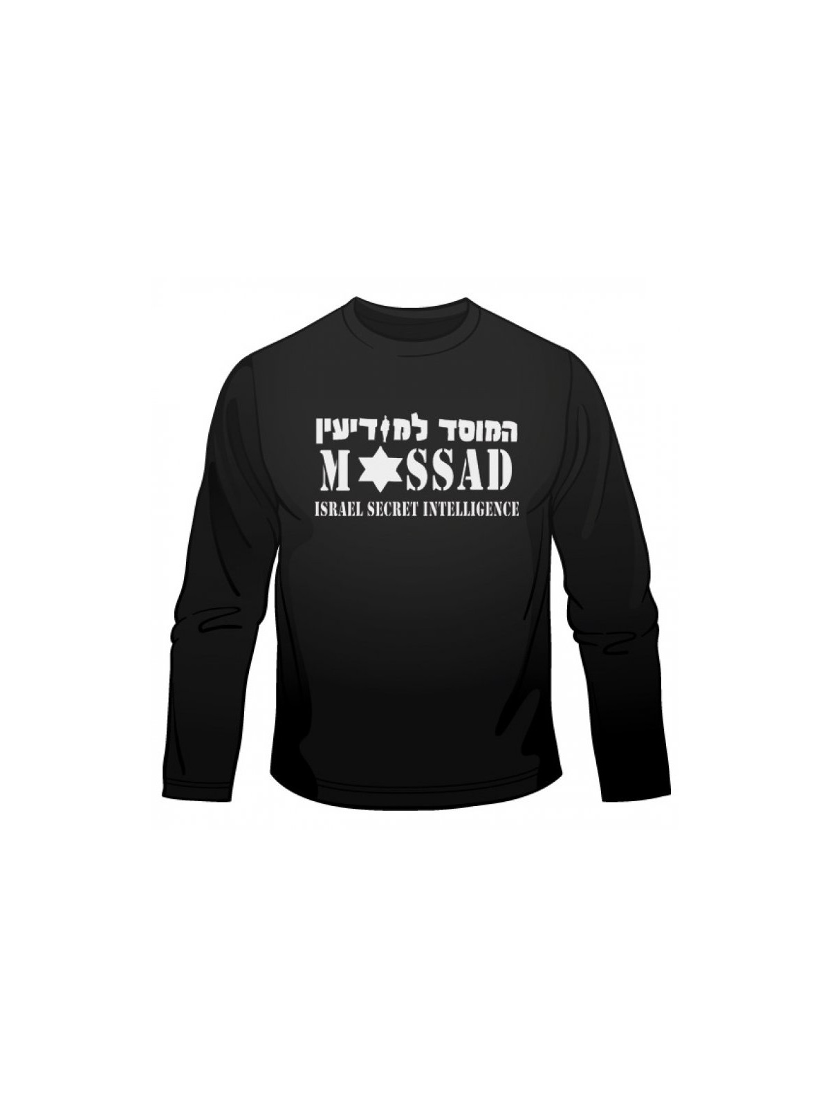 Mossad Long Sleeved T Shirt | Police & Mossad