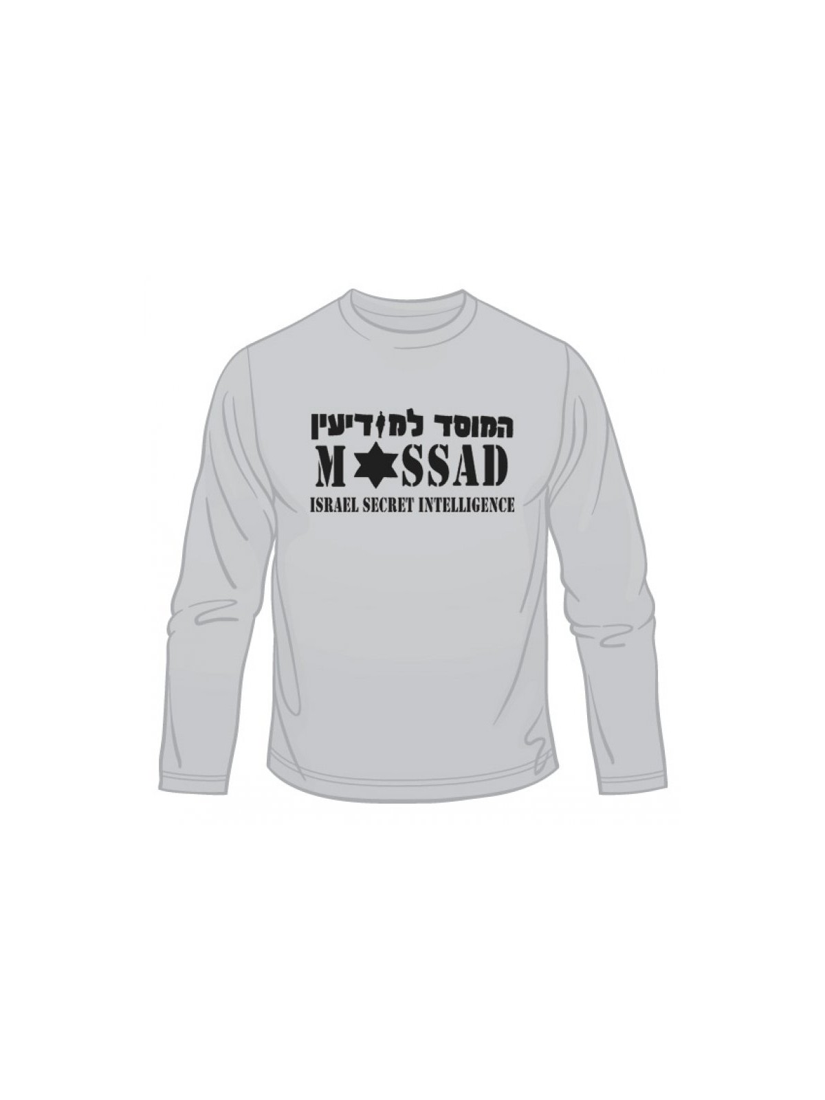 Mossad Long Sleeved T Shirt | Police & Mossad