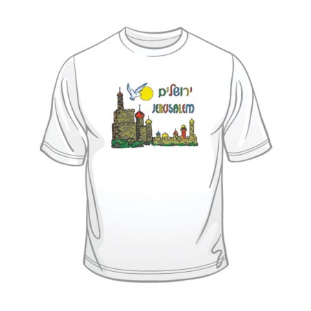 Colombe de la paix Jérusalem T-shirt | T-shirts Israël