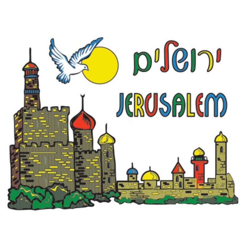 Colombe de la paix Jérusalem T-shirt | T-shirts Israël