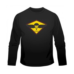 IDF Paratrooper Emblem Long Sleeved T Shirt | Israeli Army T-Shirts