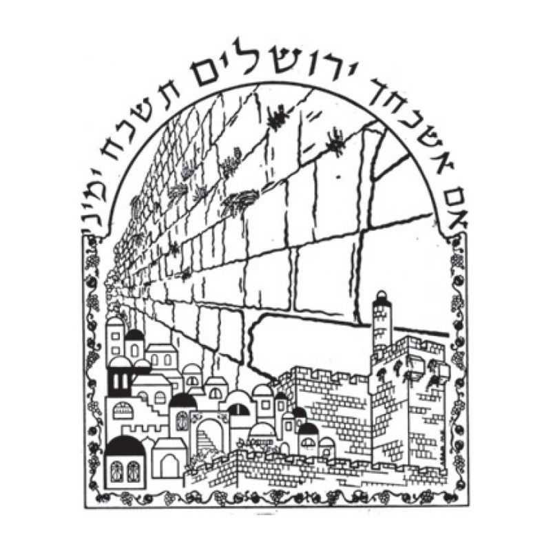 Si je t’oublie Ô Jérusalem T-shirt à manches longues | T-shirts Israël