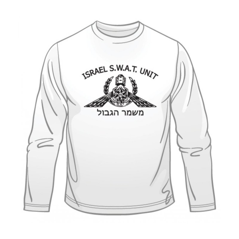Israeli SWAT Yamam Unit Long Sleeved T Shirt | Israeli Army T-Shirts