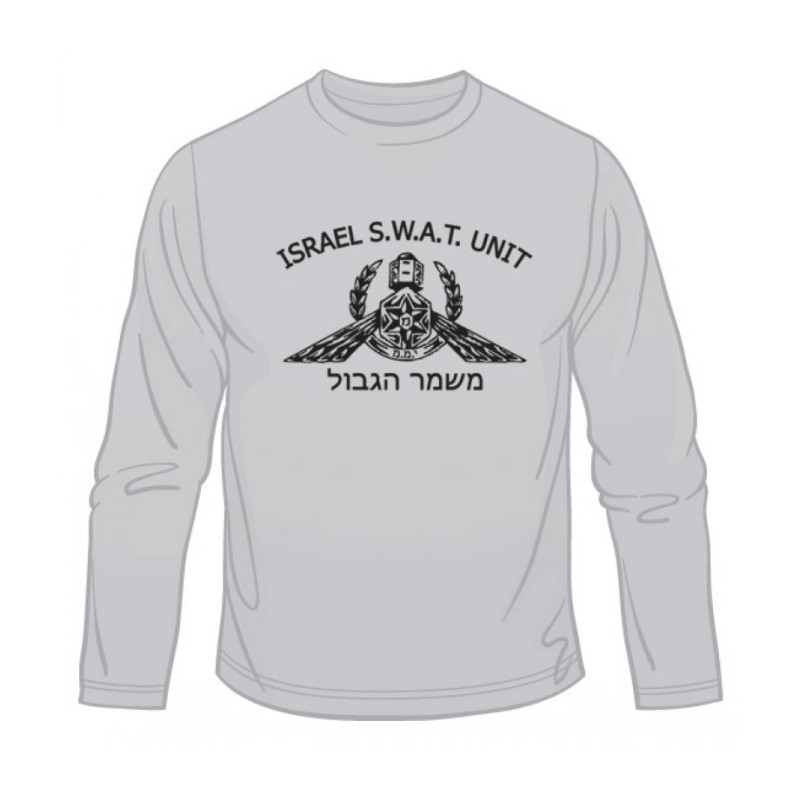 Israeli SWAT Yamam Unit Long Sleeved T Shirt | Israeli Army T-Shirts