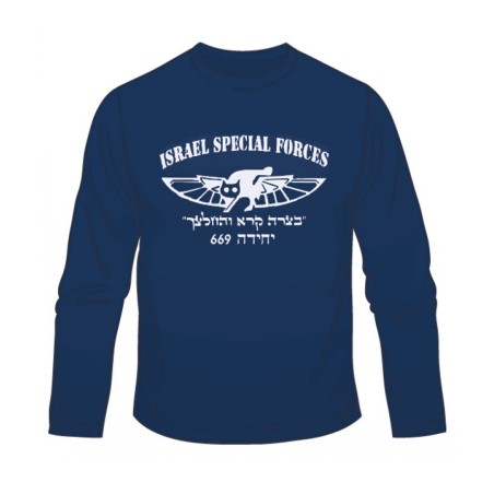 669 IDF Special Forces Long Sleeved T Shirt | Israeli Army T-Shirts