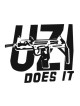 Uzi Does It Long Sleeved T Shirt | Israeli Army T-Shirts
