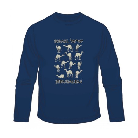 Israel Camels Long Sleeved T Shirt | Israel T-Shirts