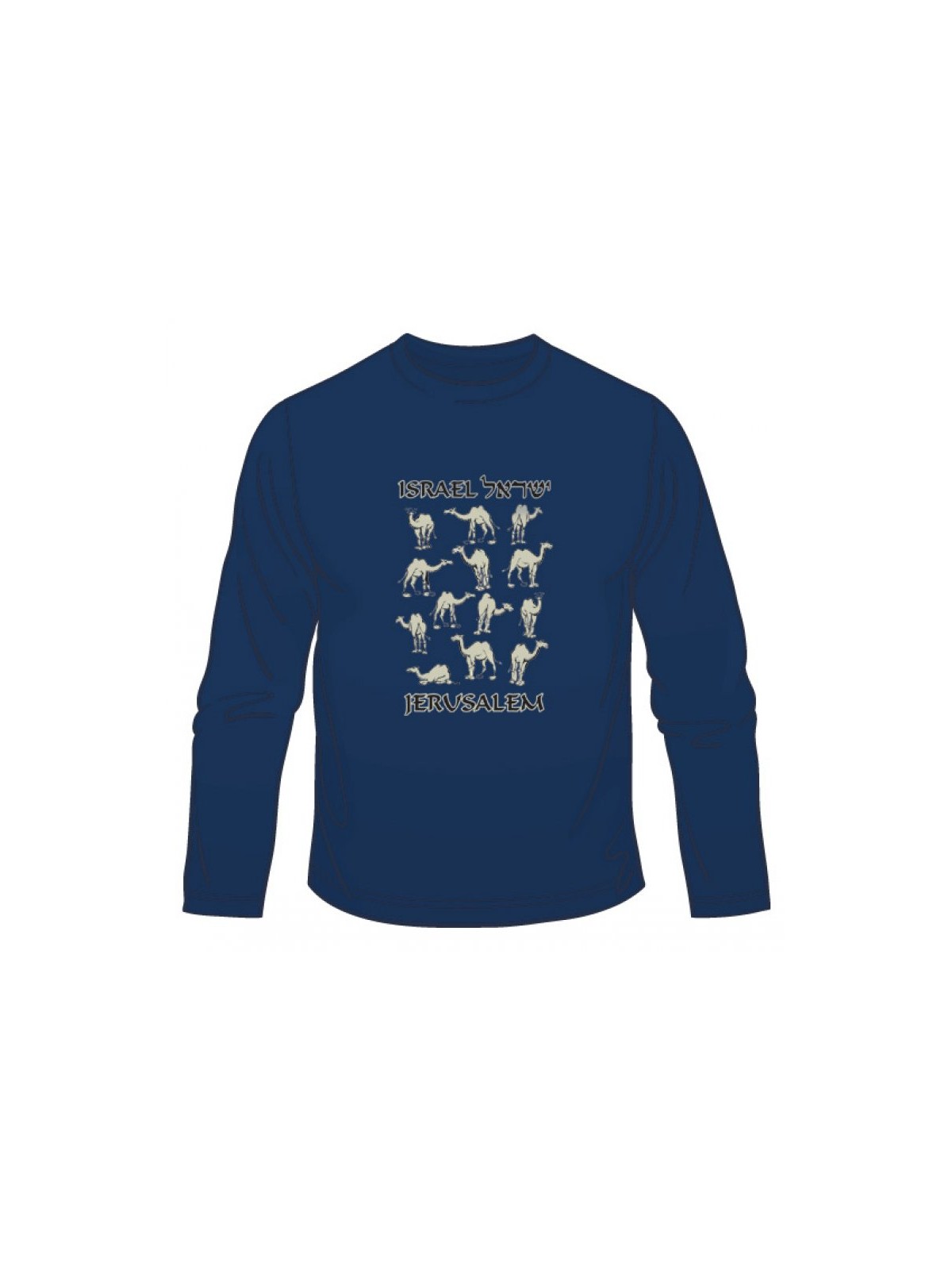 Israel Camels Long Sleeved T Shirt | Israel T-Shirts