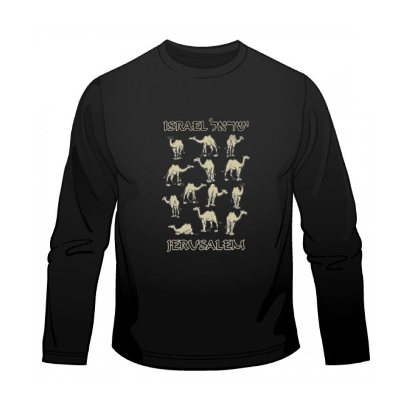 Israel Camels Long Sleeved T Shirt | Israel T-Shirts