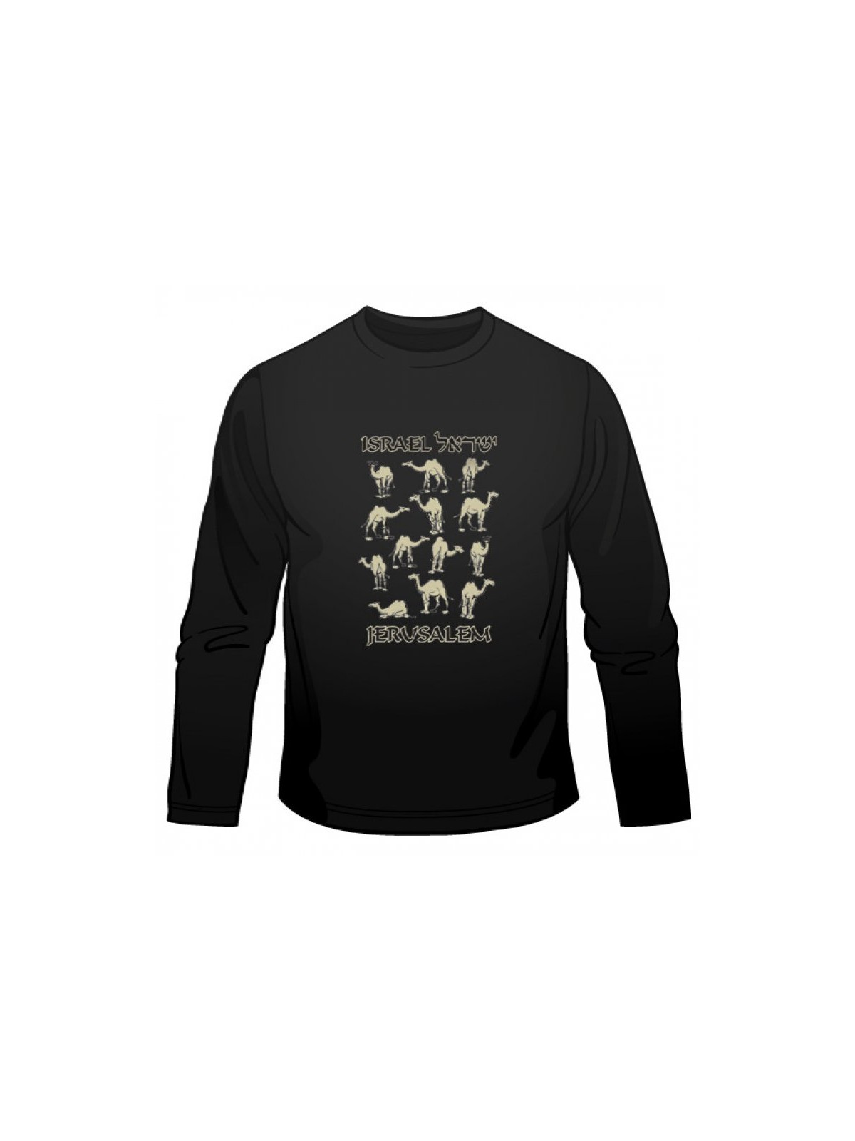 Israel Camels Long Sleeved T Shirt | Israel T-Shirts