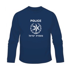 Israeli Police Long Sleeved T Shirt | Israeli Army T-Shirts