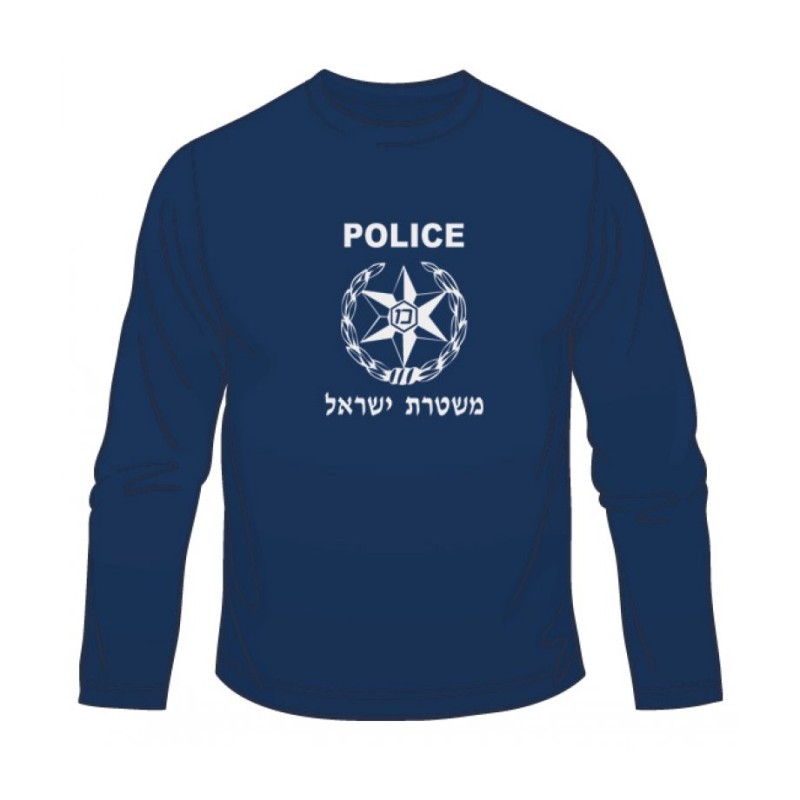 Israeli Police Long Sleeved T Shirt | Israeli Army T-Shirts