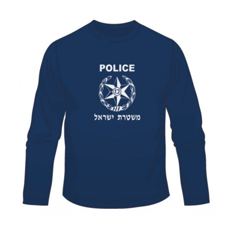 Israeli Police Long Sleeved T Shirt | Israeli Army T-Shirts