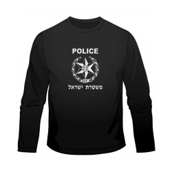 Israeli Police Long Sleeved T Shirt | Israeli Army T-Shirts