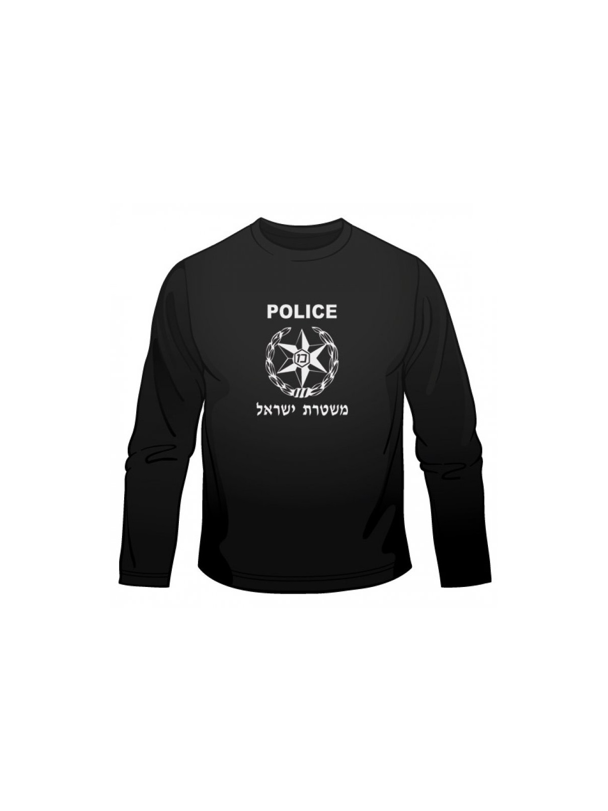 Israeli Police Long Sleeved T Shirt | Israeli Army T-Shirts