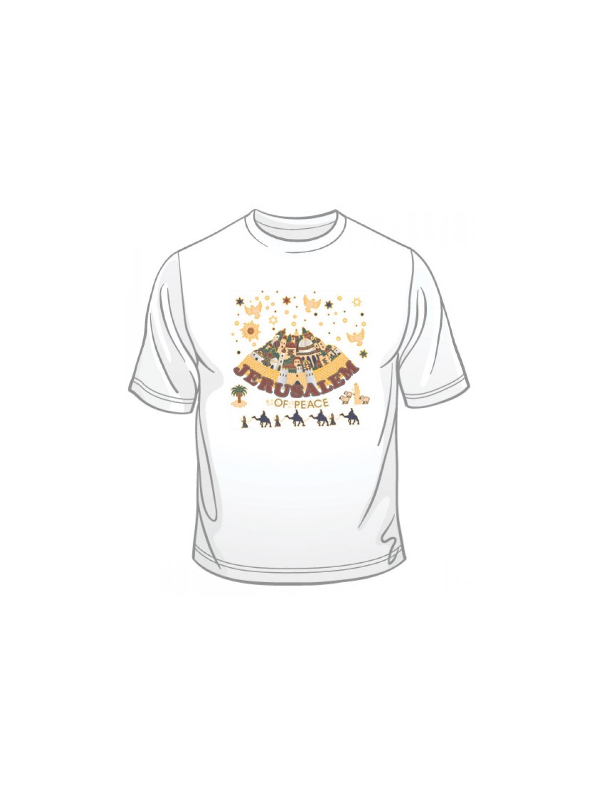 Jérusalem de la paix T-shirt | T-shirts Israël