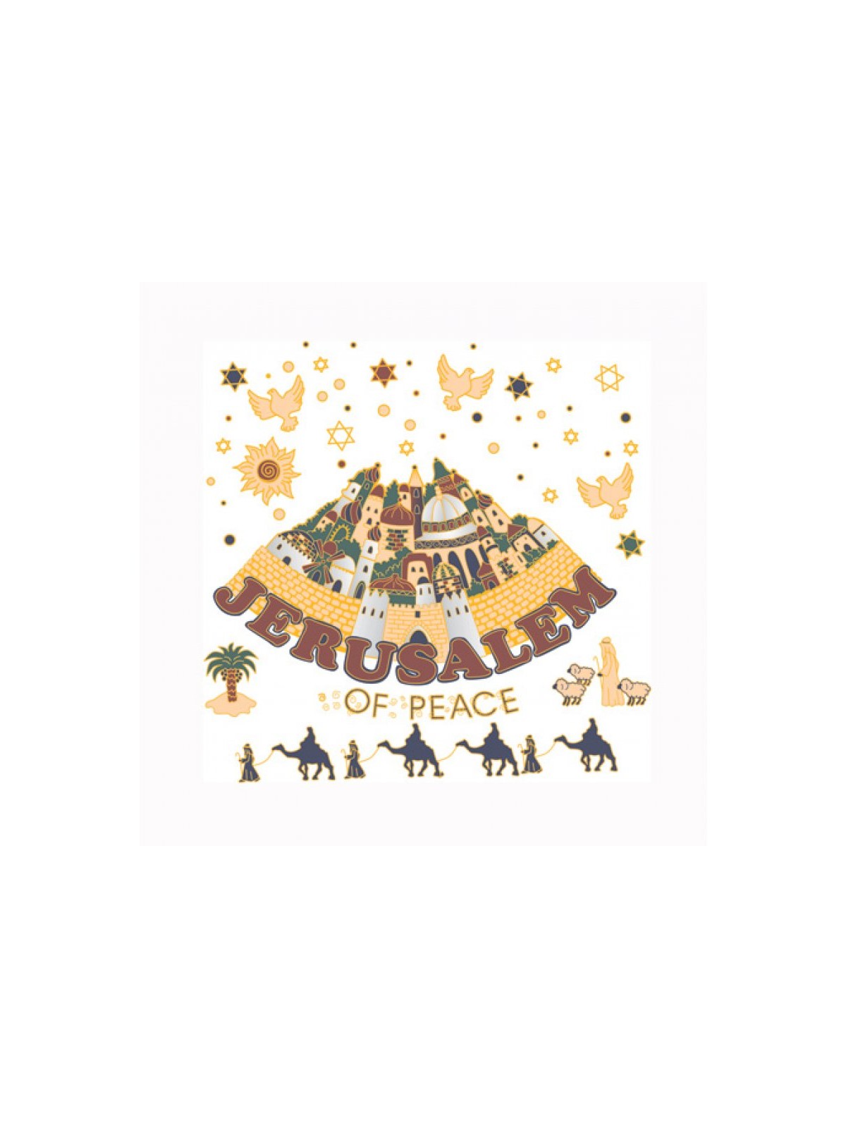 Jerusalem of Peace T Shirt | Israel T-Shirts