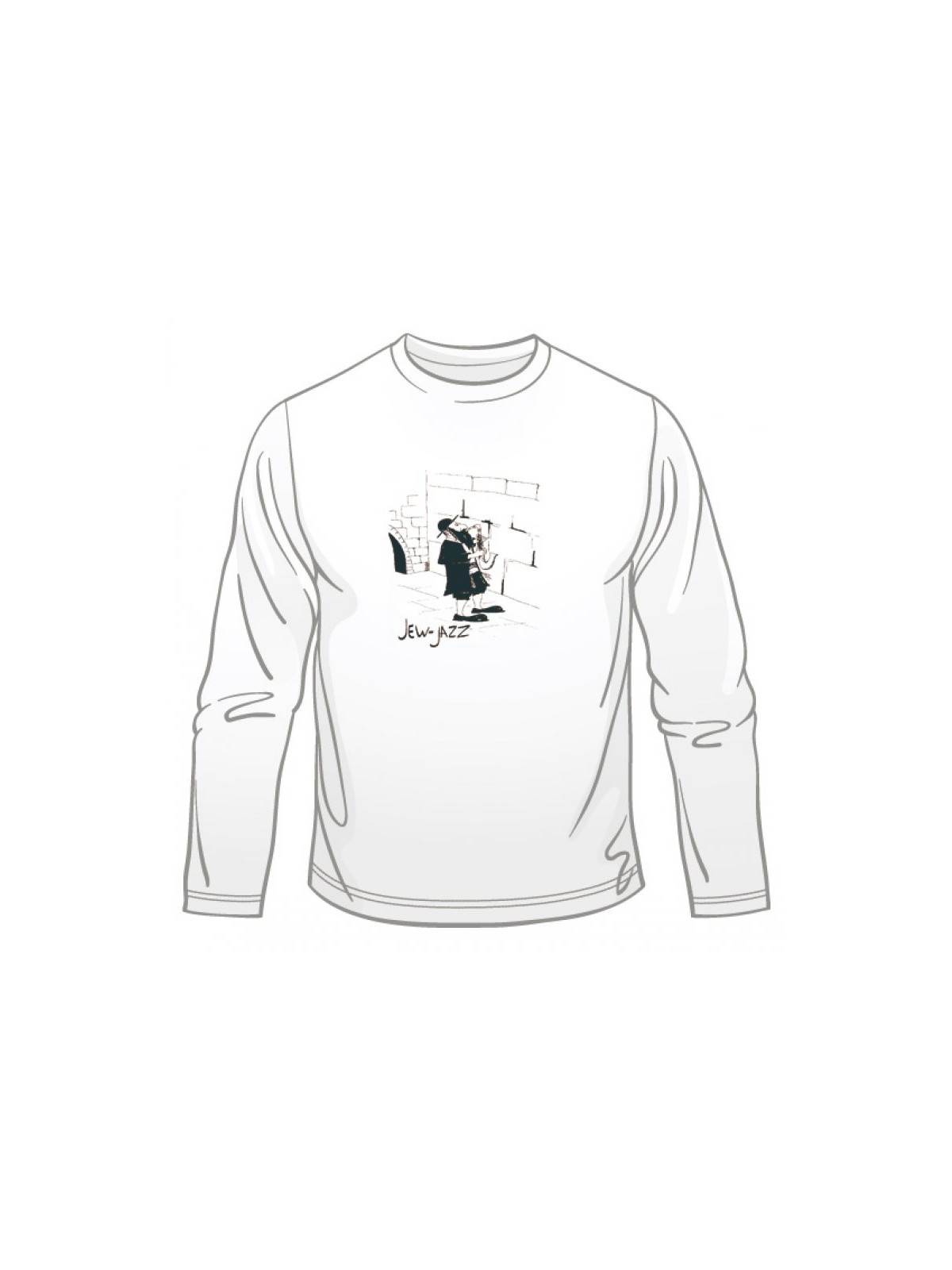 Jew Jazz Long Sleeve T Shirt | Jewish T-Shirts