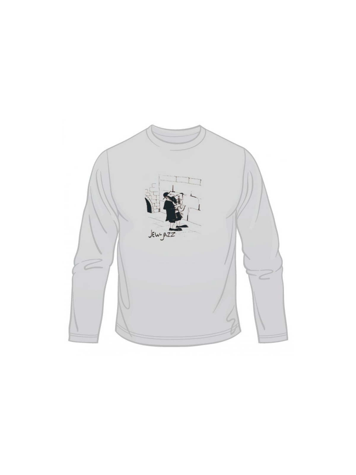 Jew Jazz Long Sleeve T Shirt | Jewish T-Shirts