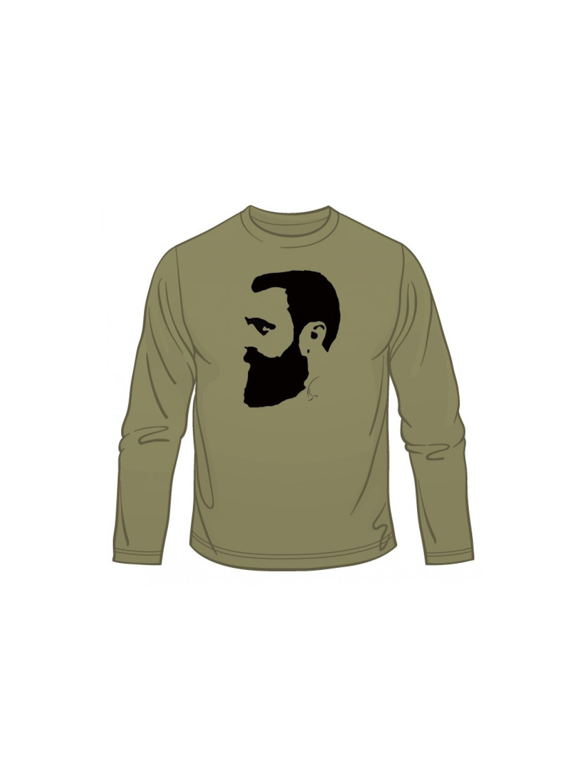 Herzl Long Sleeve T Shirt | Israel T-Shirts