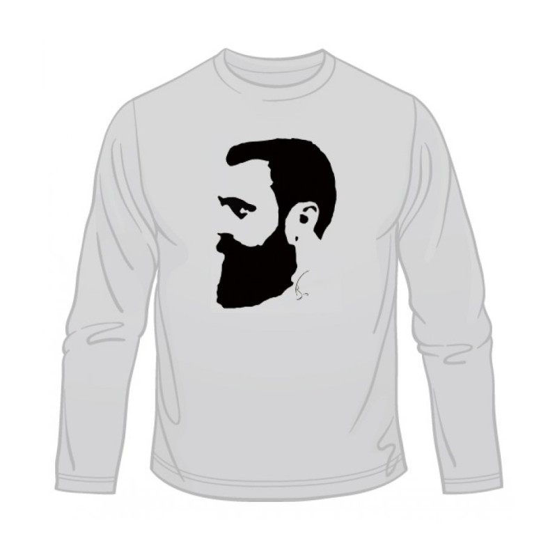 Herzl Long Sleeve T Shirt | Israel T-Shirts
