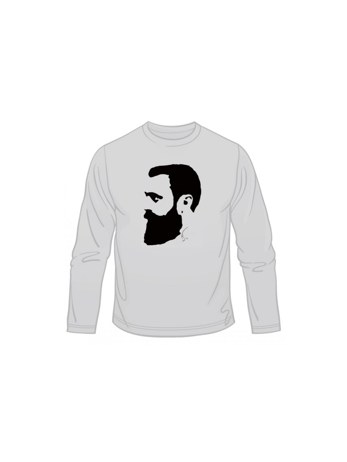 Herzl Long Sleeve T Shirt | Israel T-Shirts