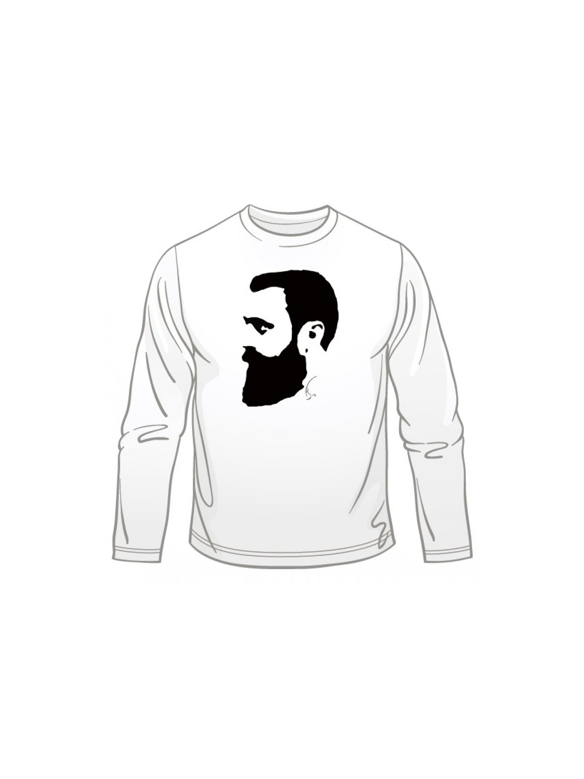 Herzl Long Sleeve T Shirt | Israel T-Shirts
