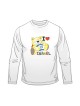 I Love Israel Teddy Long Sleeved T Shirt | Israel T-Shirts