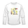I Love Israel Teddy Long Sleeved T Shirt | Israel T-Shirts