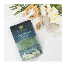 HB Luxury Bath Salts with 26 Dead Sea Minerals White Crystals | Spa