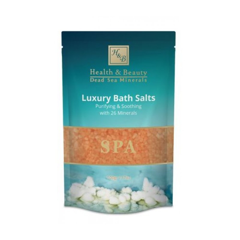 HB Luxury Bath Salts with 40 Dead Sea Minerals Orange %96 Jas... | Spa