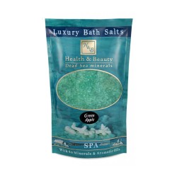 HB Luxury Bath Salts with 40 Dead Sea Minerals Green Apple | Spa