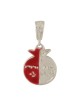 Pendentif Grenade Rhodium Gold Filled H... | Cadeau juif d'Israël