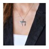 Sterling Silver Pendant Necklace CHAI | Jewish Gift from Israel