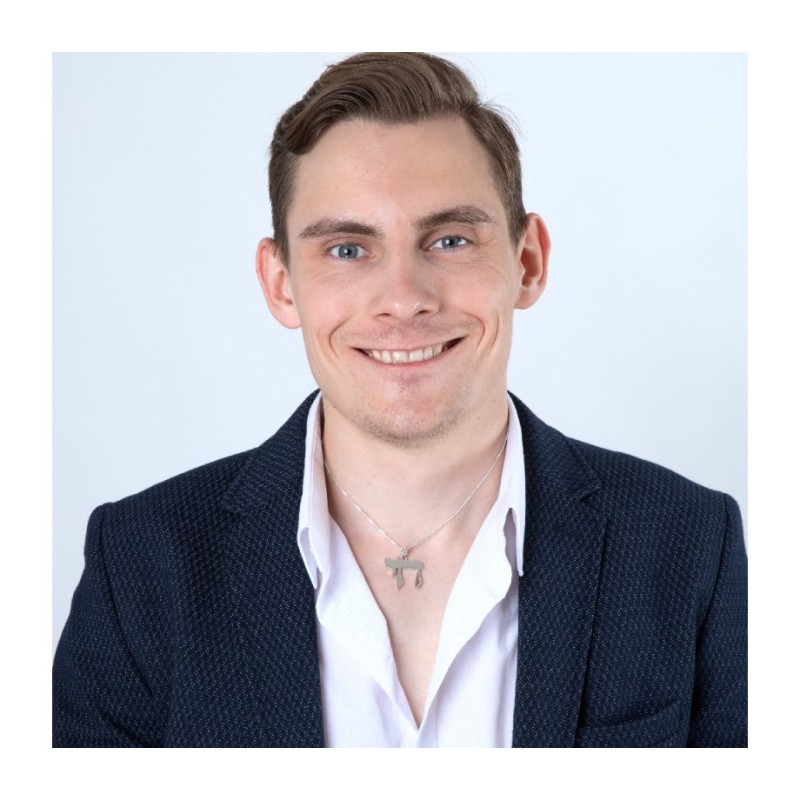 Sterling Silver Pendant Necklace CHAI | Jewish Gift from Israel